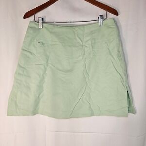 Tehama Skort Golf Athletic Activewear Skirt‎ Shorts Green Size 12